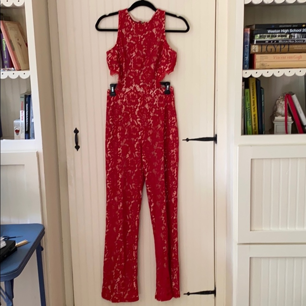 Missguided Lace Jumpsuit
